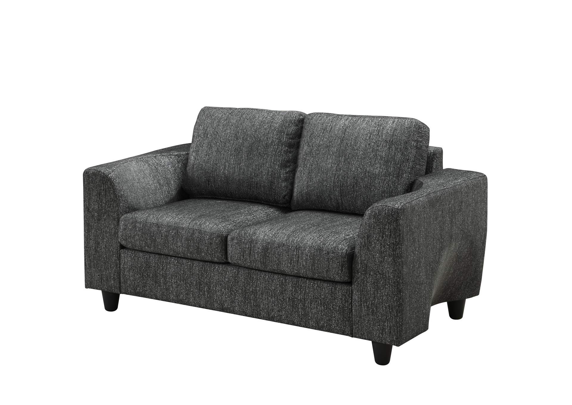 Dark Grey Loveseat,Global Furniture USA