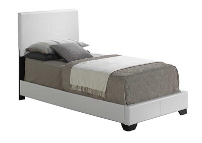Image for White Twin Platform Bed