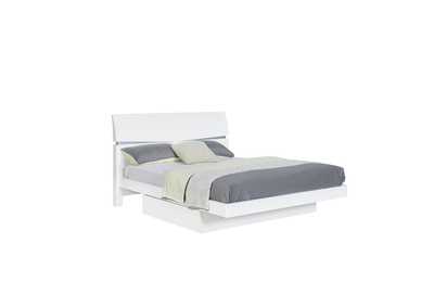 Aurora White Full Bed