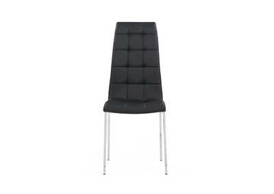 Image for Black Set Of 4 Dining Chairs