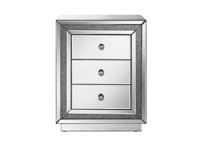 Image for Mirrored Small 3 Drawer Side Table