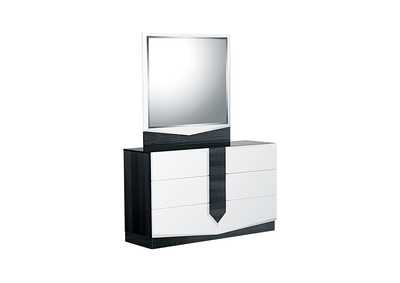 Image for Hudson Grey/White Dresser and Mirror