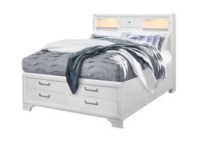 White Jordyn Queen Bed,Global Furniture USA