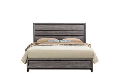Grey Kate Foil King Bed,Global Furniture USA