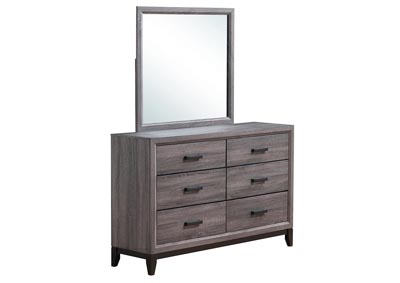 Image for Kate Foil Grey Dresser & Mirror