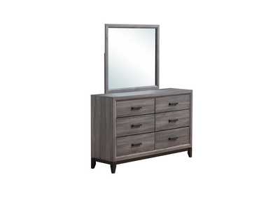 Image for Kate Foil Grey Dresser and Mirror