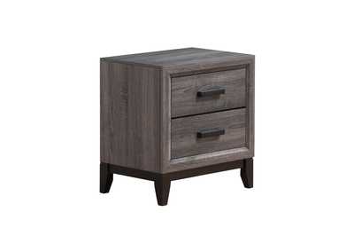 Image for Kate Foil Grey Nightstand