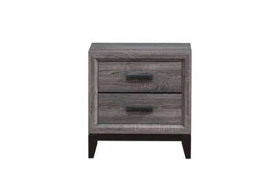 Image for Grey Kate Foil Nightstand