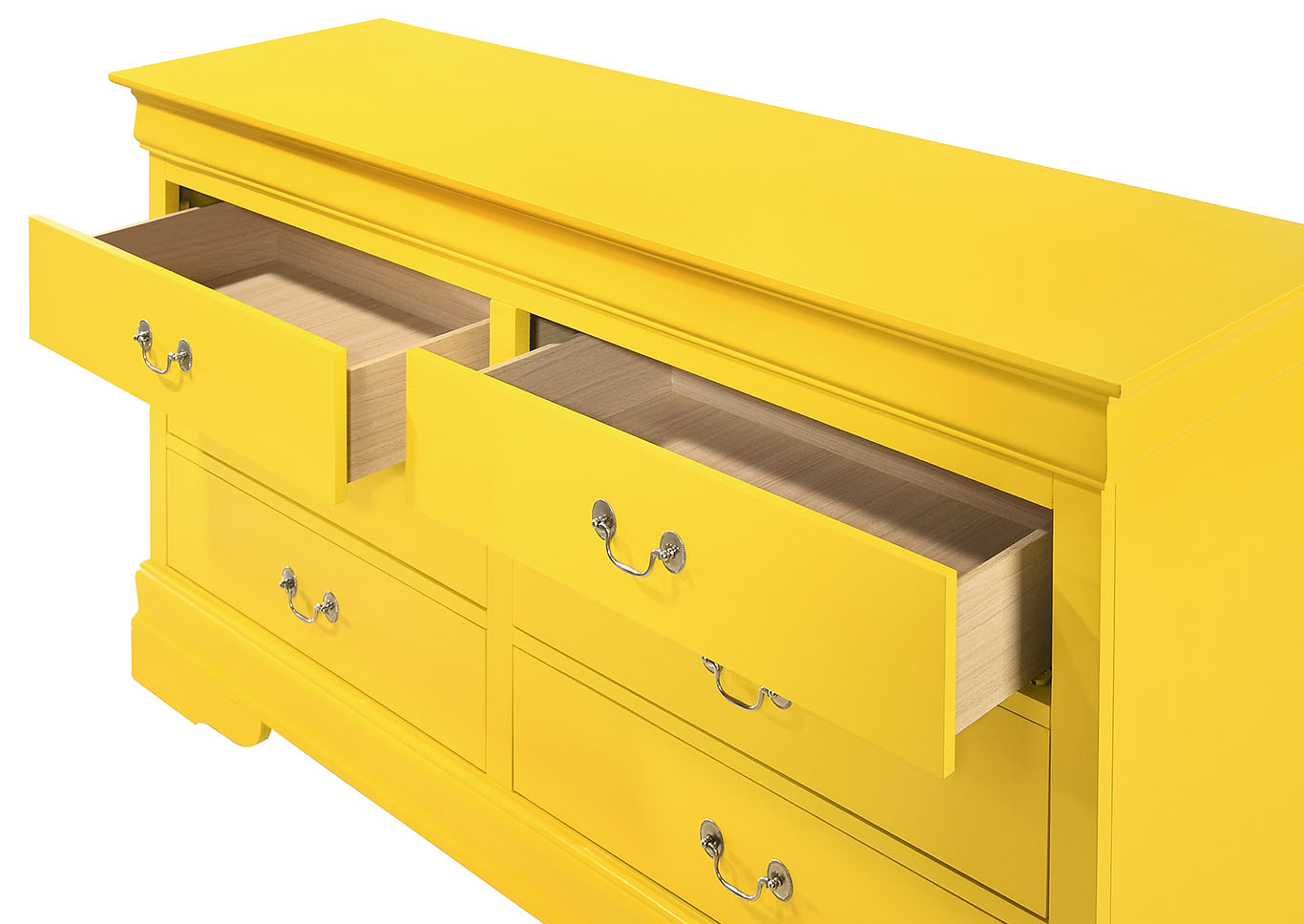 Louis Phillipe Yellow Dresser,Glory Furniture