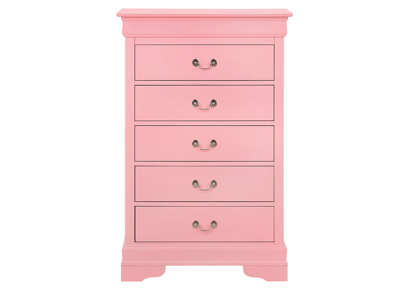 Louis Phillipe Pink Chest,Glory Furniture