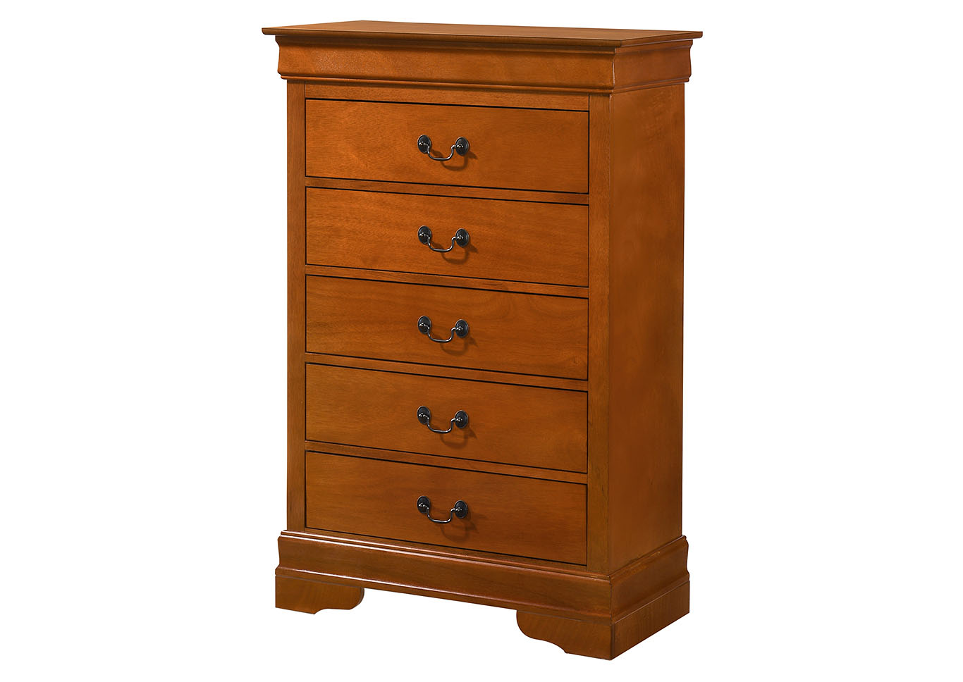 Louis Phillipe Oak Chest,Glory Furniture