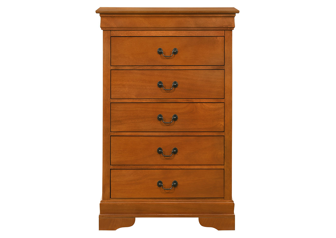 Louis Phillipe Oak Chest,Glory Furniture