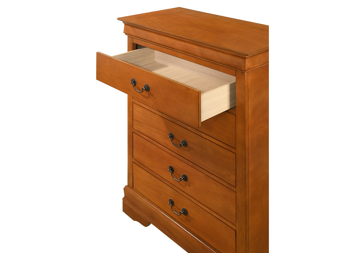 Louis Phillipe Oak Chest,Glory Furniture