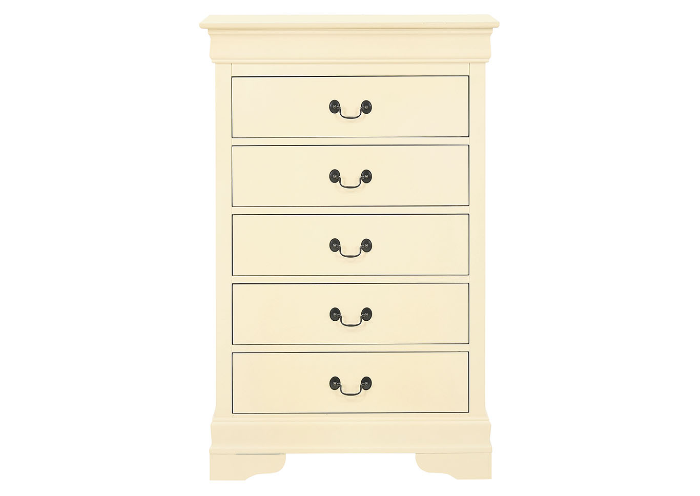 Louis Phillipe Beige Chest,Glory Furniture