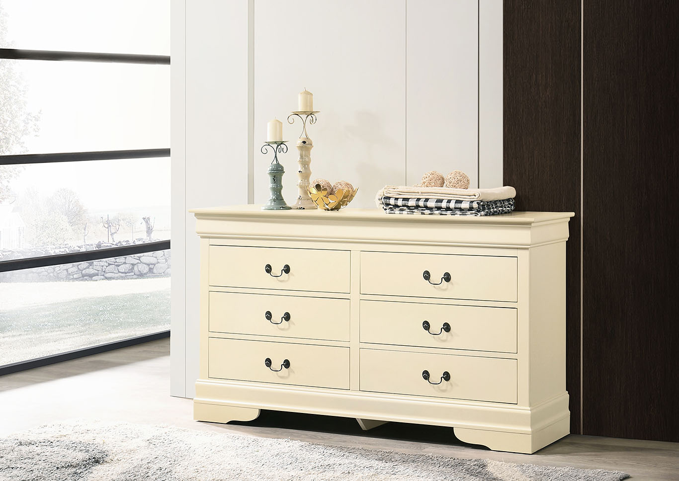 Louis Phillipe Beige Dresser,Glory Furniture