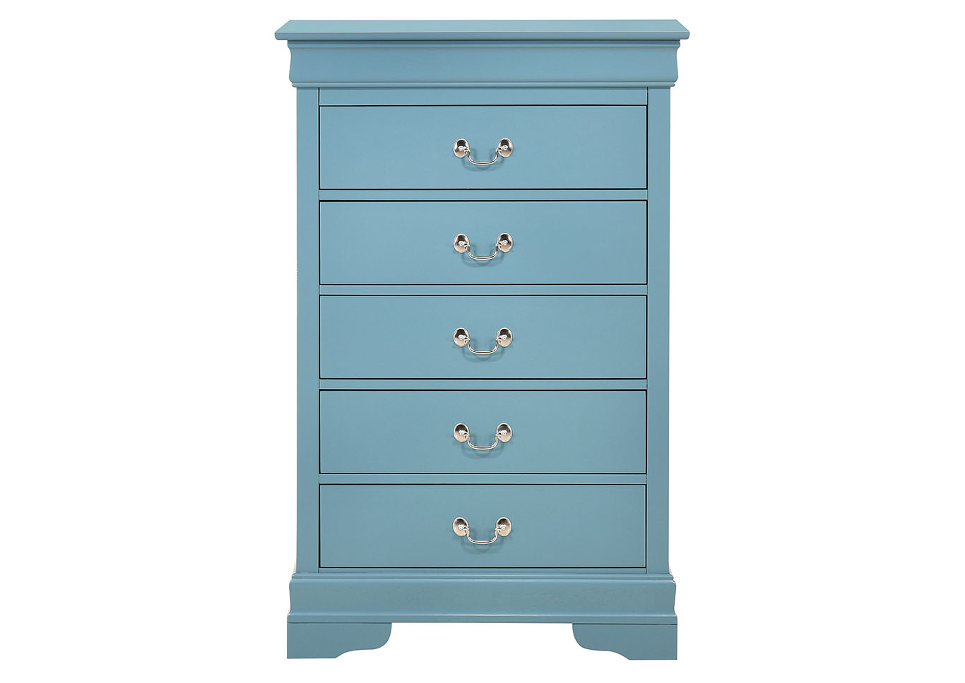 Louis Phillipe Blue Chest,Glory Furniture