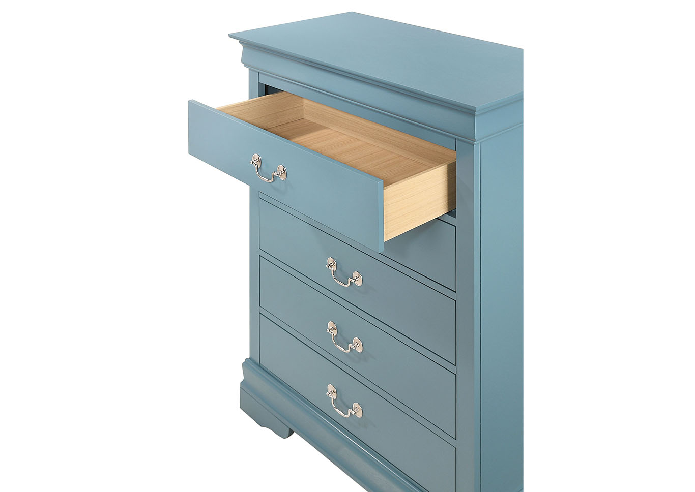 Louis Phillipe Blue Chest,Glory Furniture