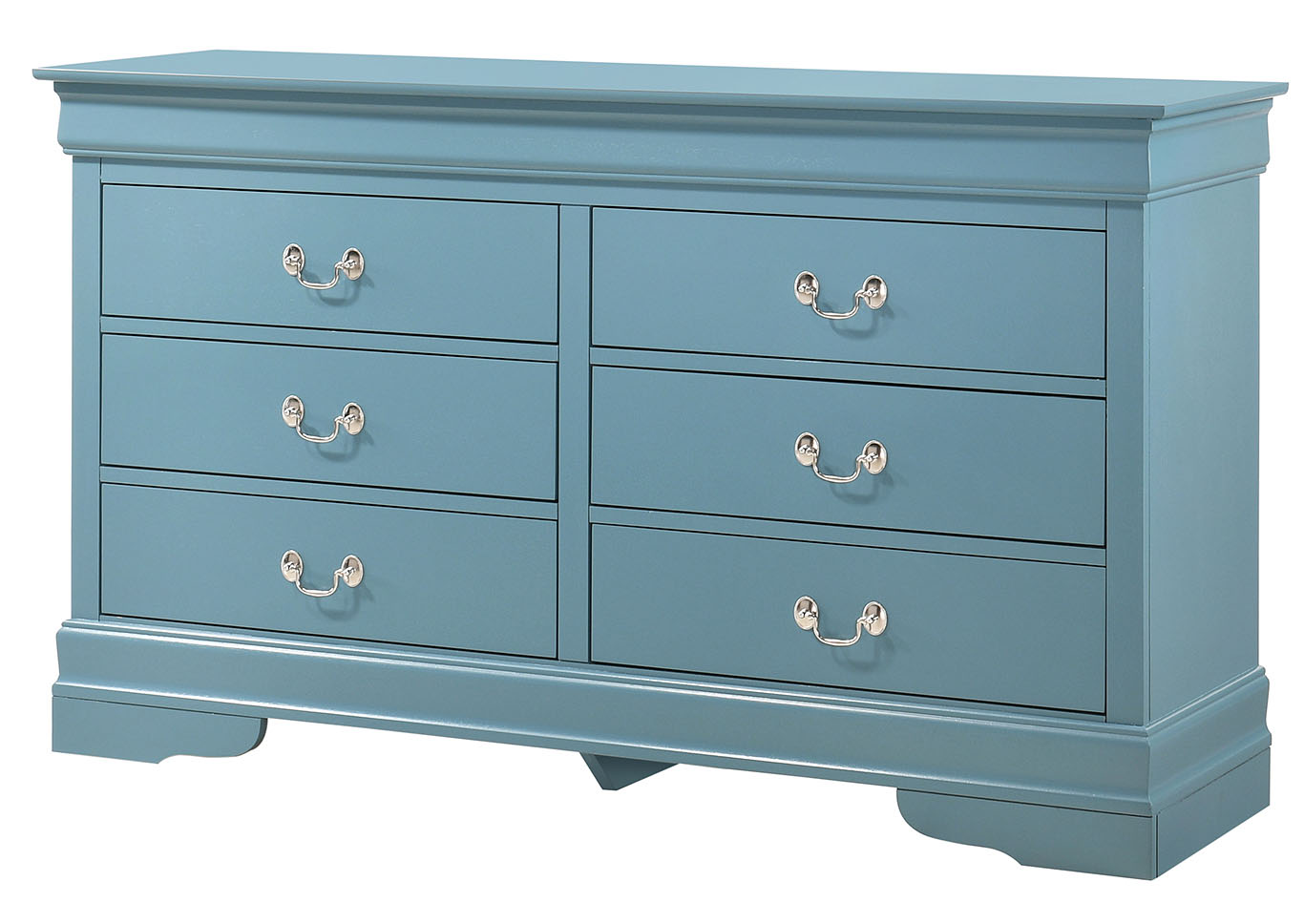 Louis Phillipe Blue Dresser,Glory Furniture