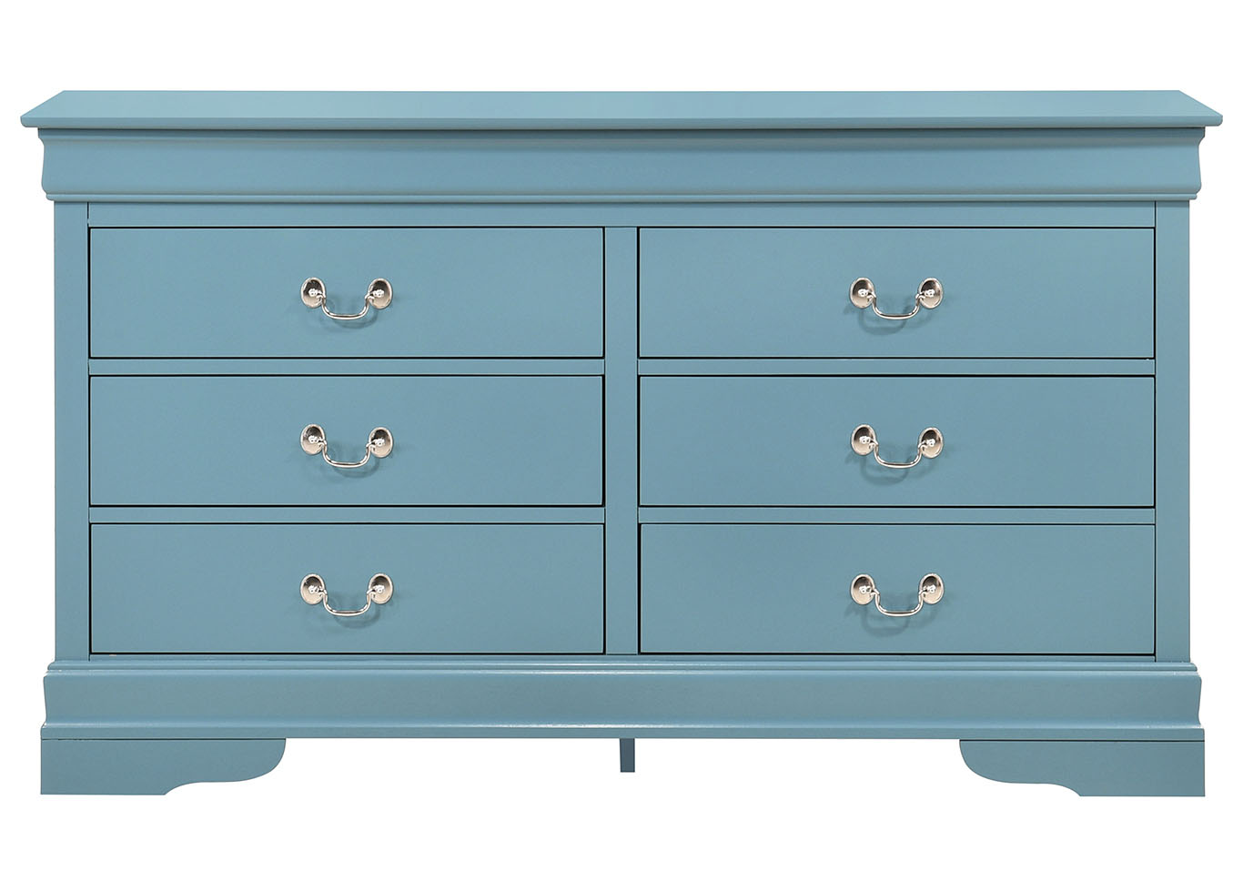 Louis Phillipe Blue Dresser,Glory Furniture