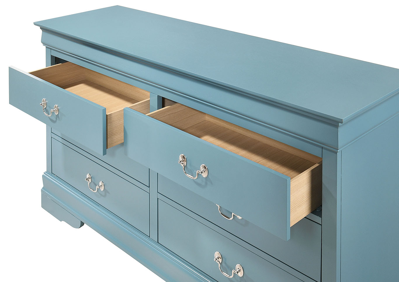 Louis Phillipe Blue Dresser,Glory Furniture