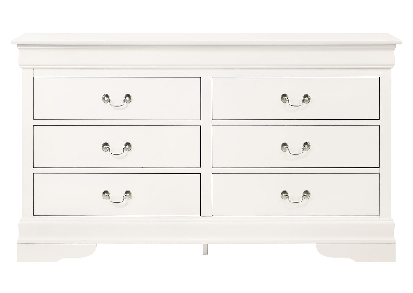 Louis Phillipe White Dresser,Glory Furniture