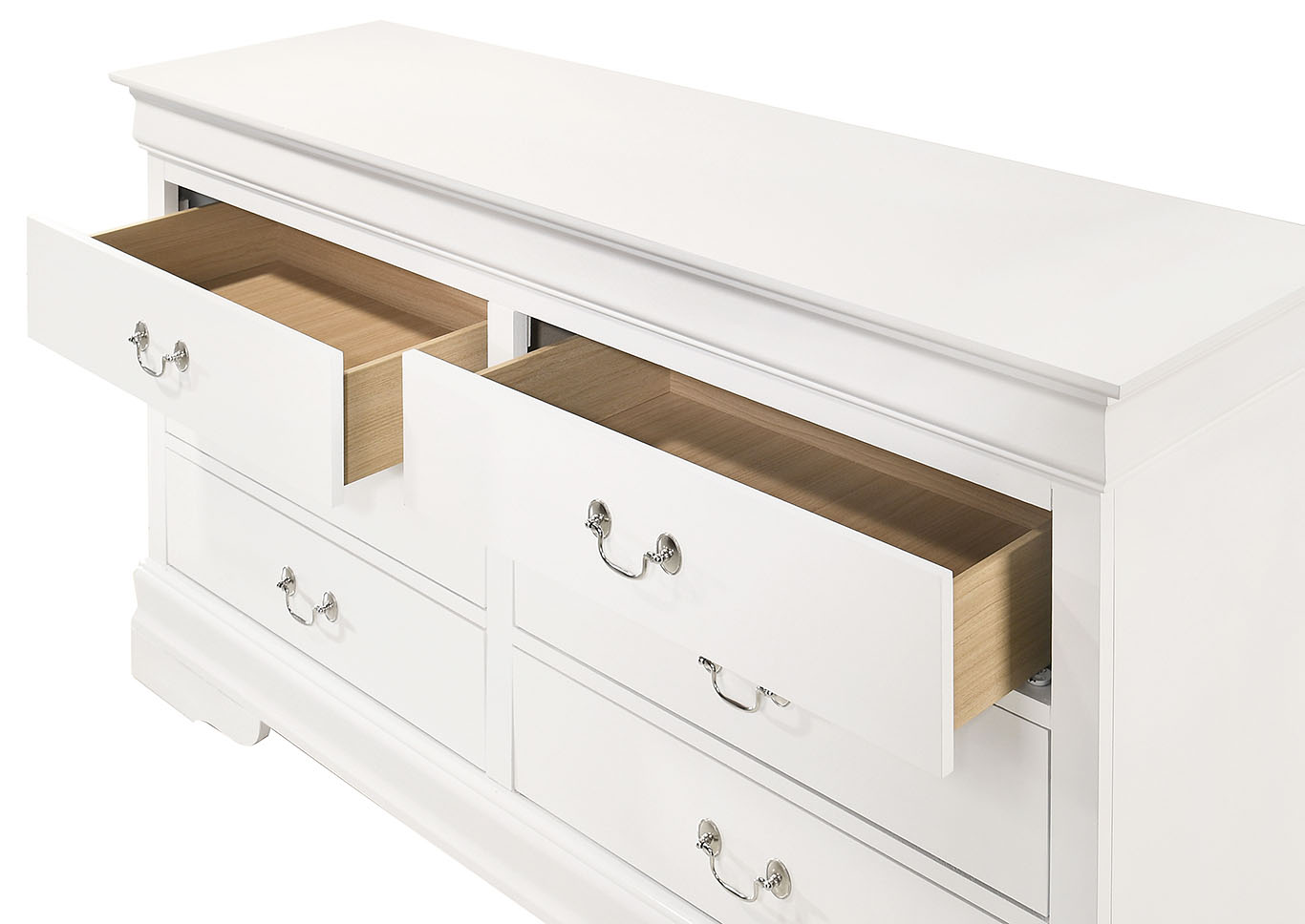 Louis Phillipe White Dresser,Glory Furniture