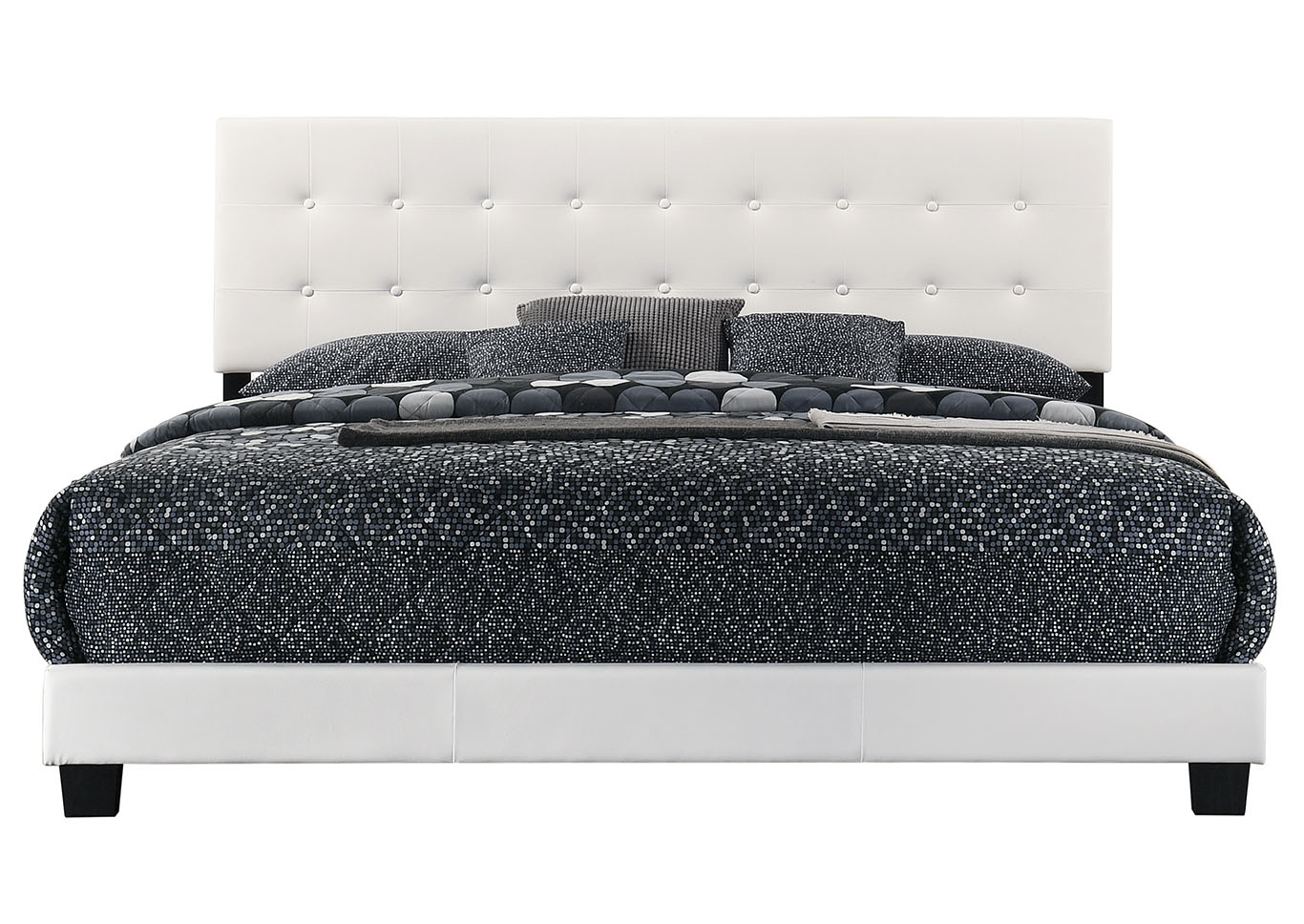 Caldwell White King Bed,Glory Furniture