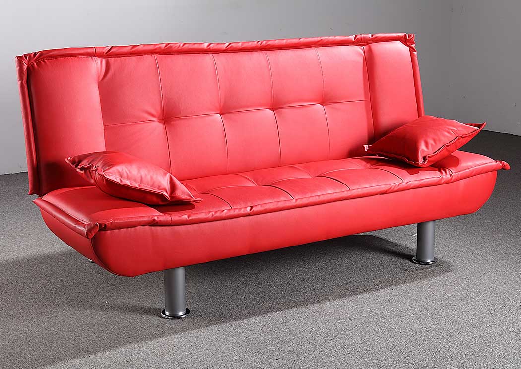 Red Sofa Bed,Glory Furniture