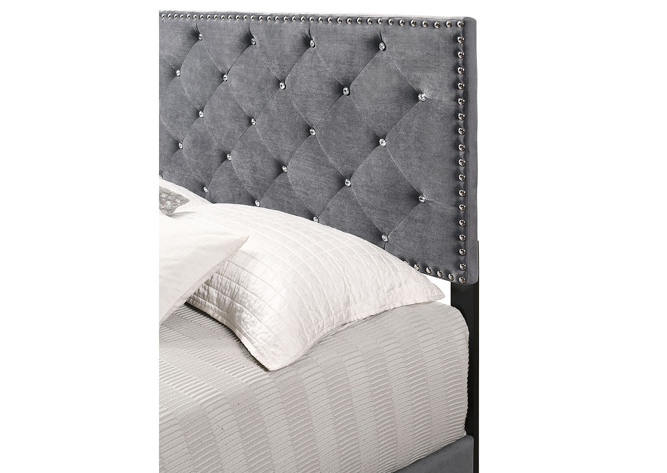 Suffolk Gray Queen Bed,Glory Furniture