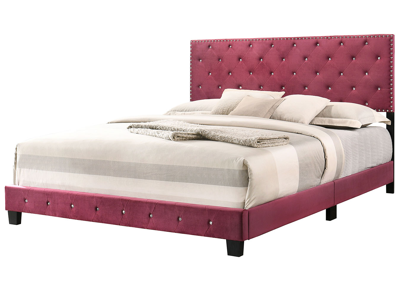 Suffolk Cherry King Bed,Glory Furniture