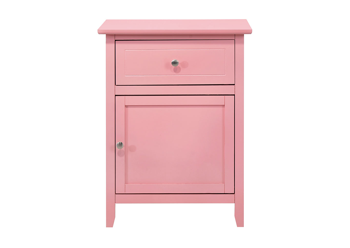 Izzy Pink Nightstand,Glory Furniture