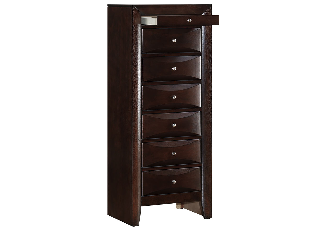 Cappuccino 7 Drawer Lingerie Chest,Glory Furniture