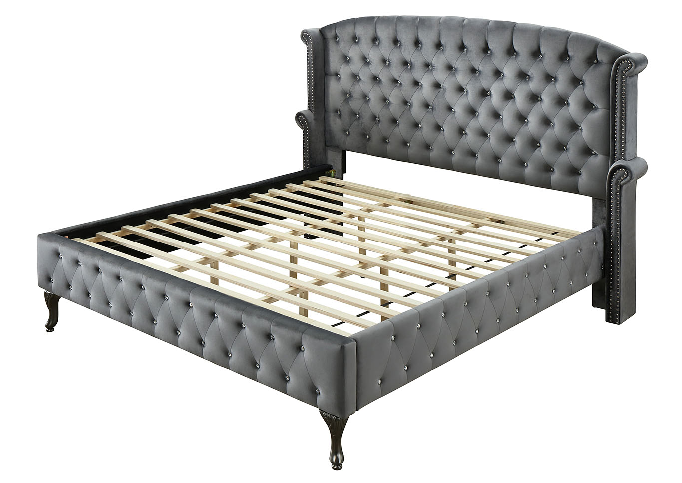 Lucca Gray King Bed,Glory Furniture