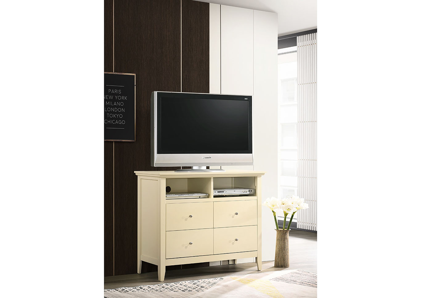 Hammond Beige Chest,Glory Furniture