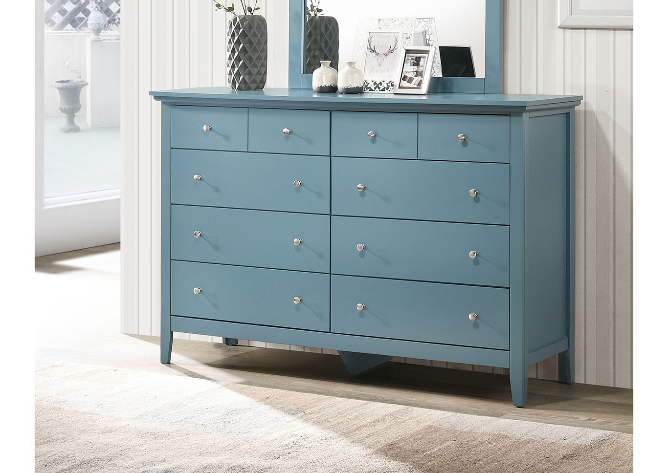 Hammond Blue Dresser,Glory Furniture