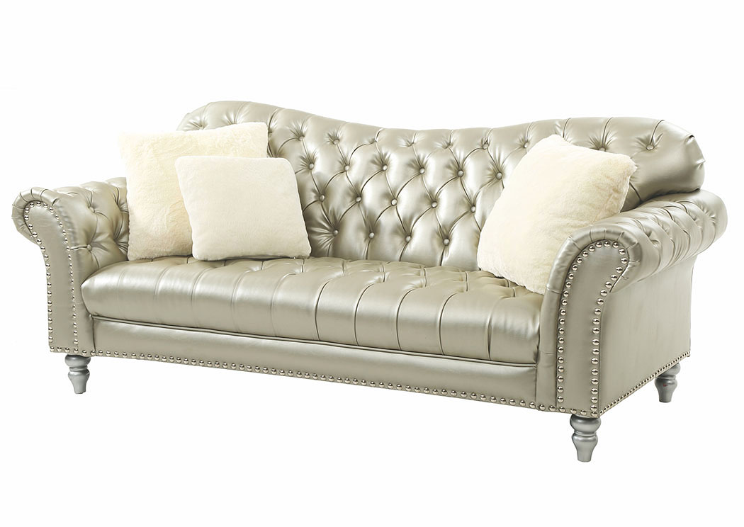 Gilver Faux Leather Sofa,Glory Furniture
