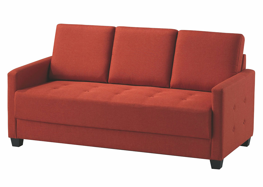 Orange Sofa,Glory Furniture