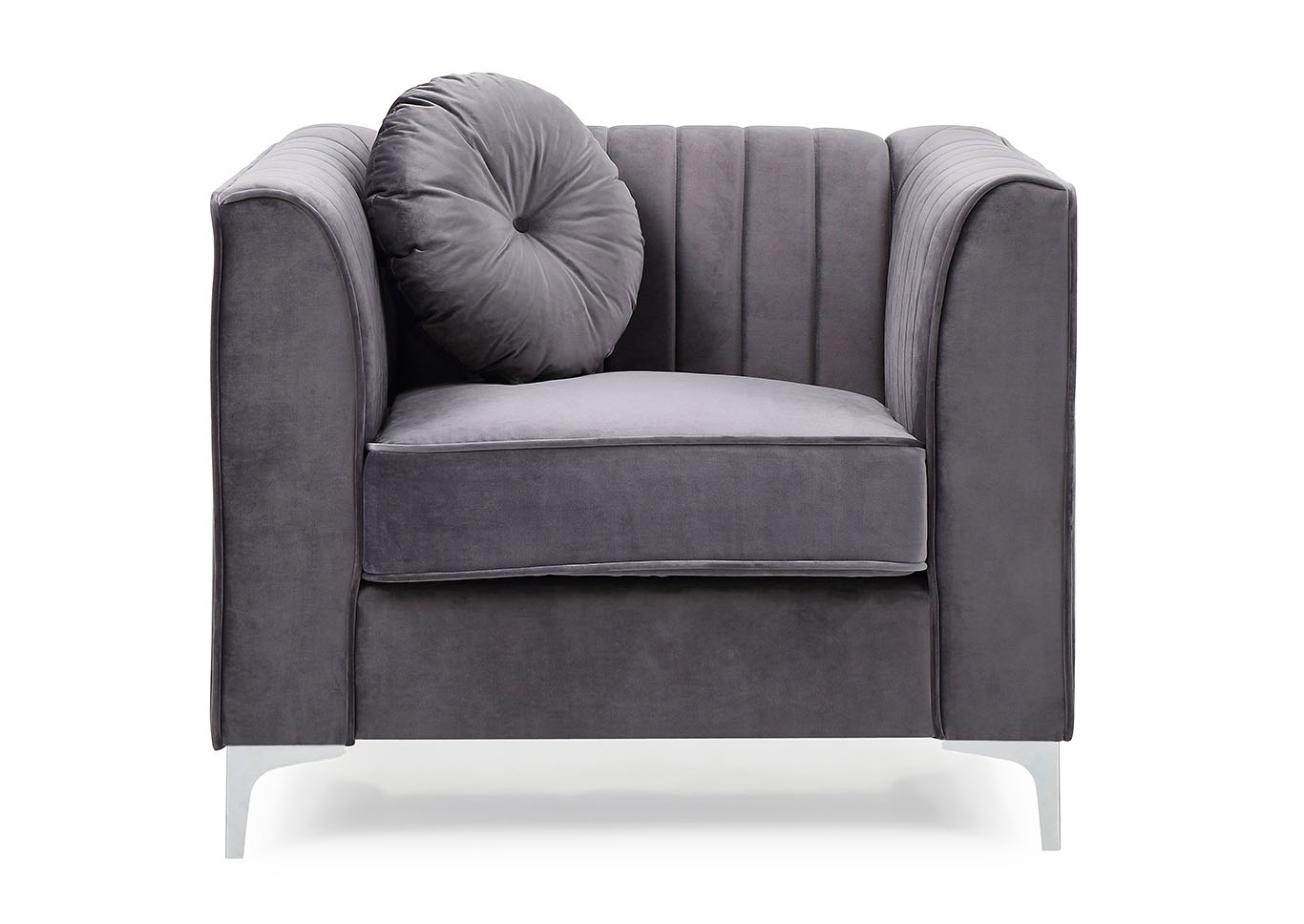 Delray Gray Chair,Glory Furniture