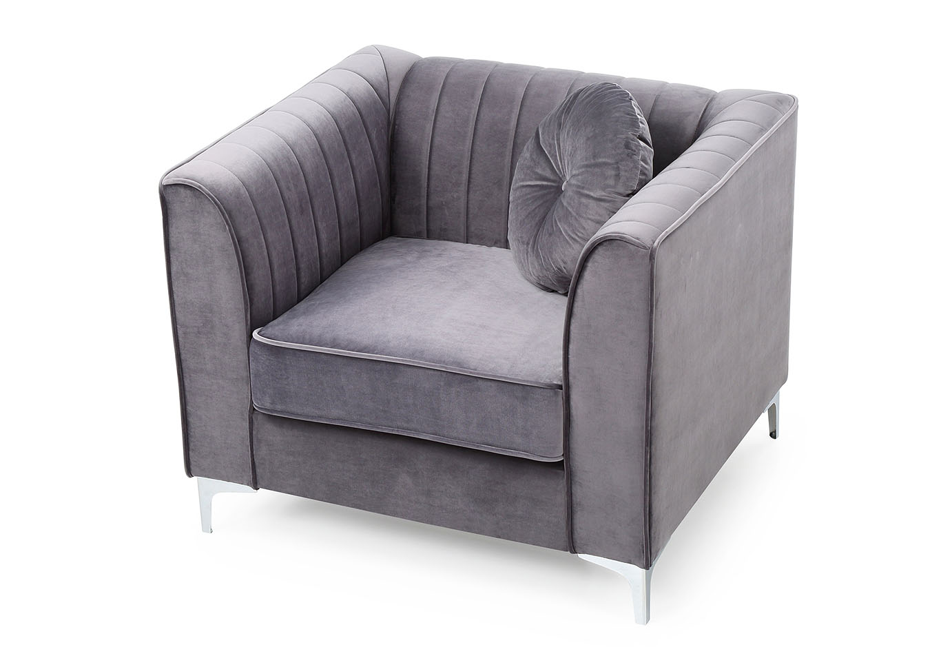 Delray Gray Chair,Glory Furniture