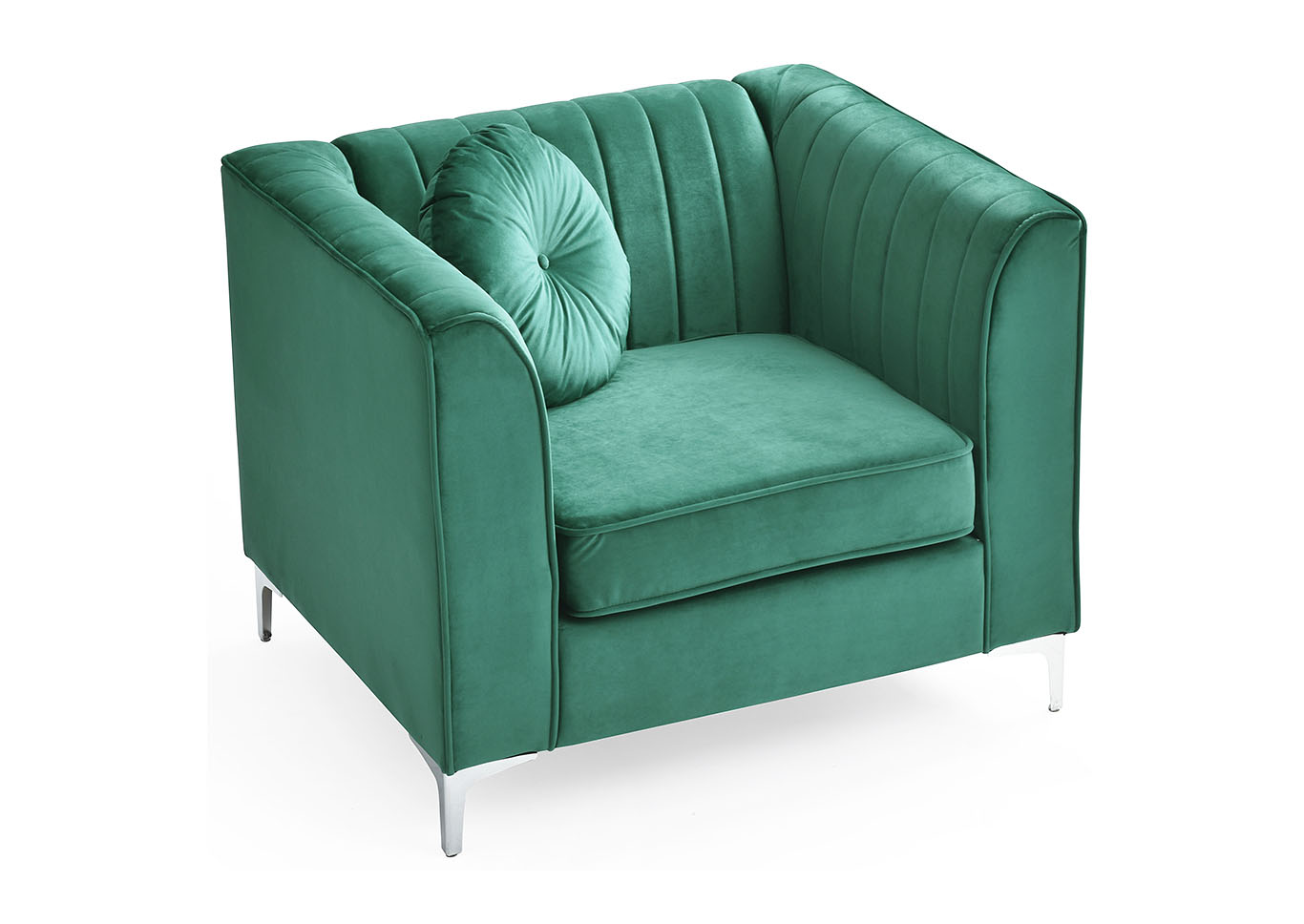 Delray Green Chair,Glory Furniture