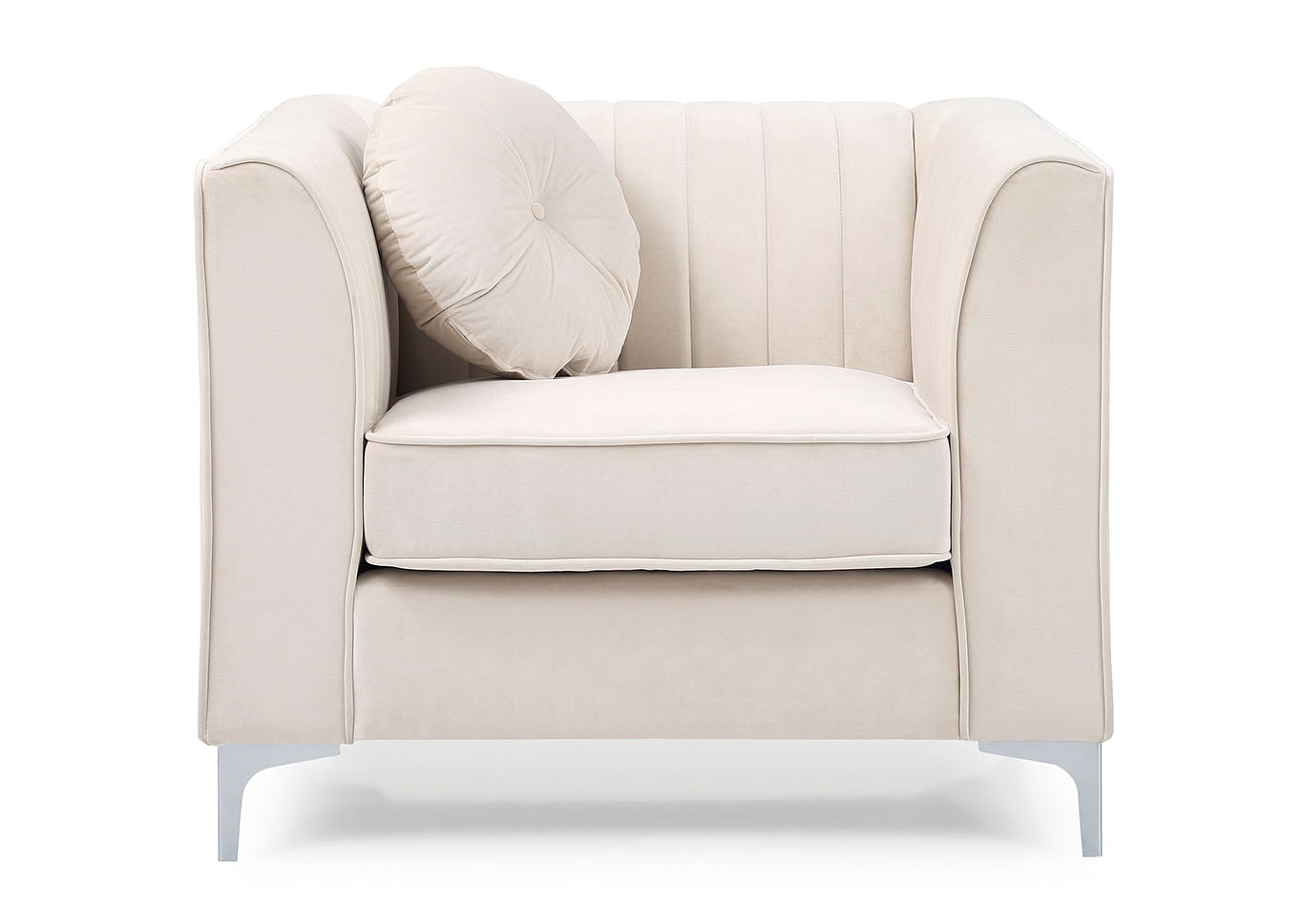 Delray Ivory Chair,Glory Furniture