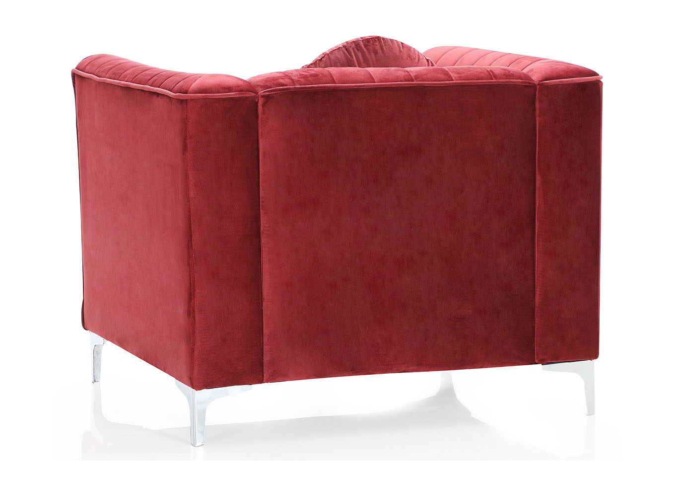 Delray Burgundy Chair,Glory Furniture