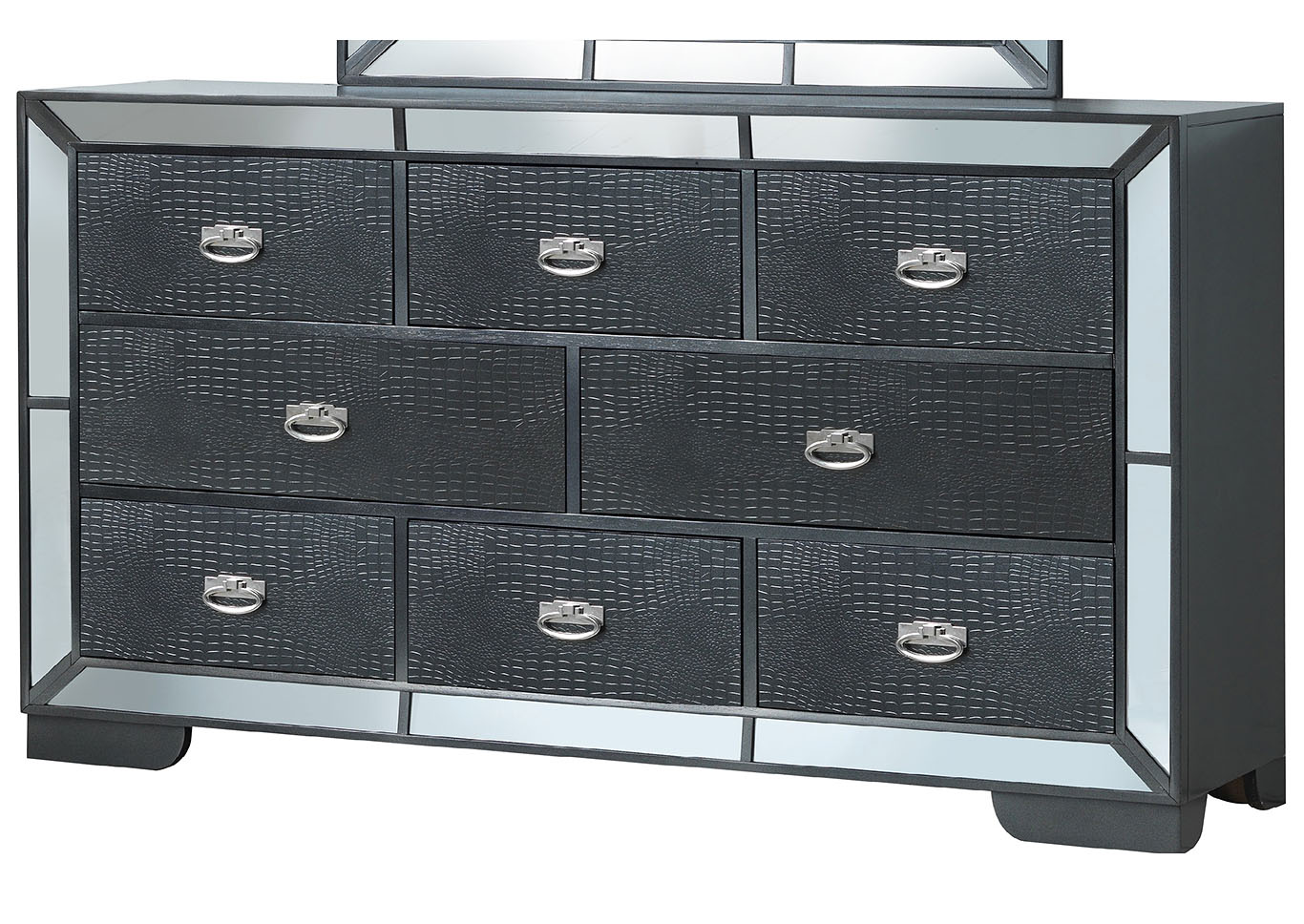 Black 8 Drawer Dresser,Glory Furniture