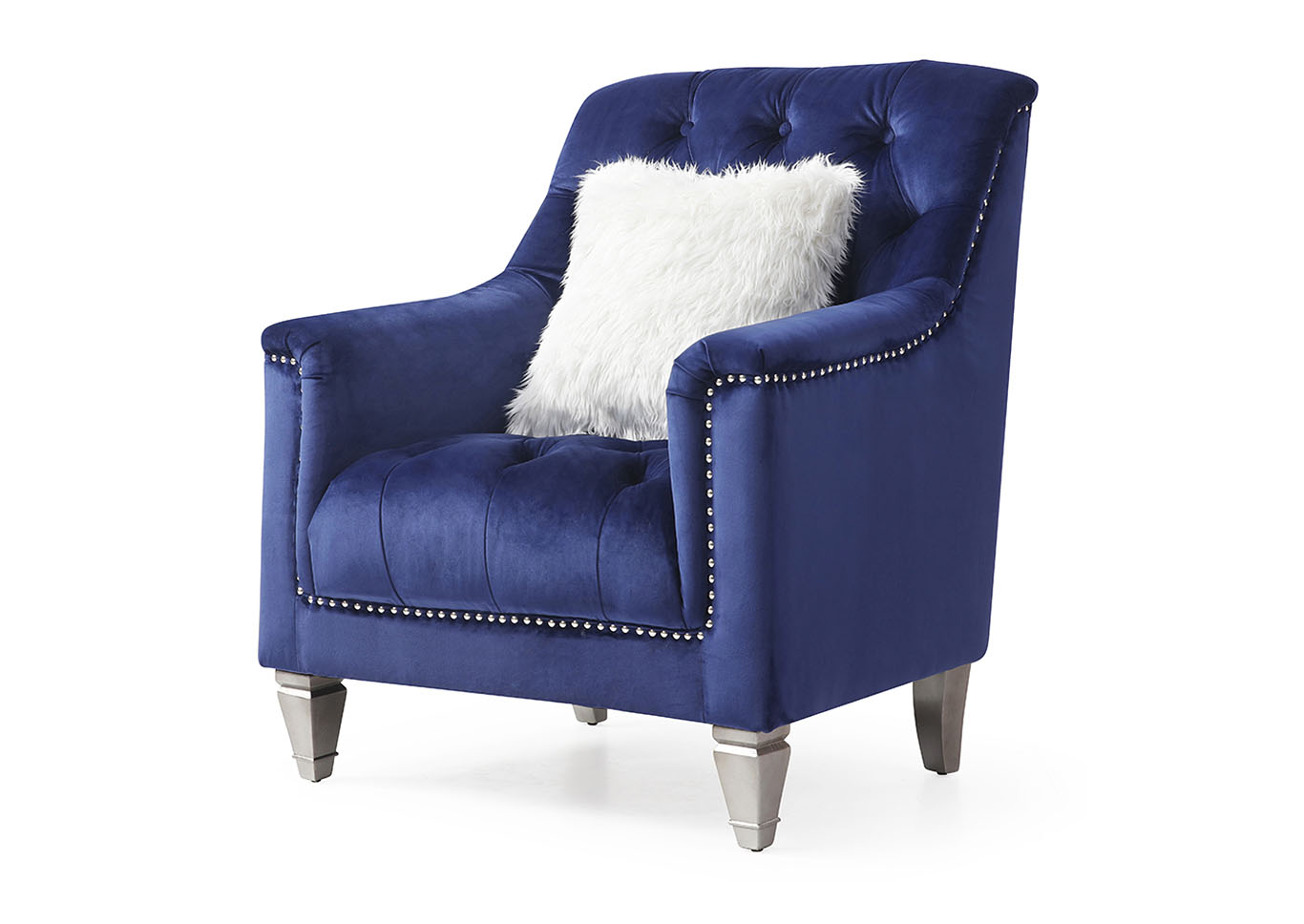 Dania Blue Chair,Glory Furniture