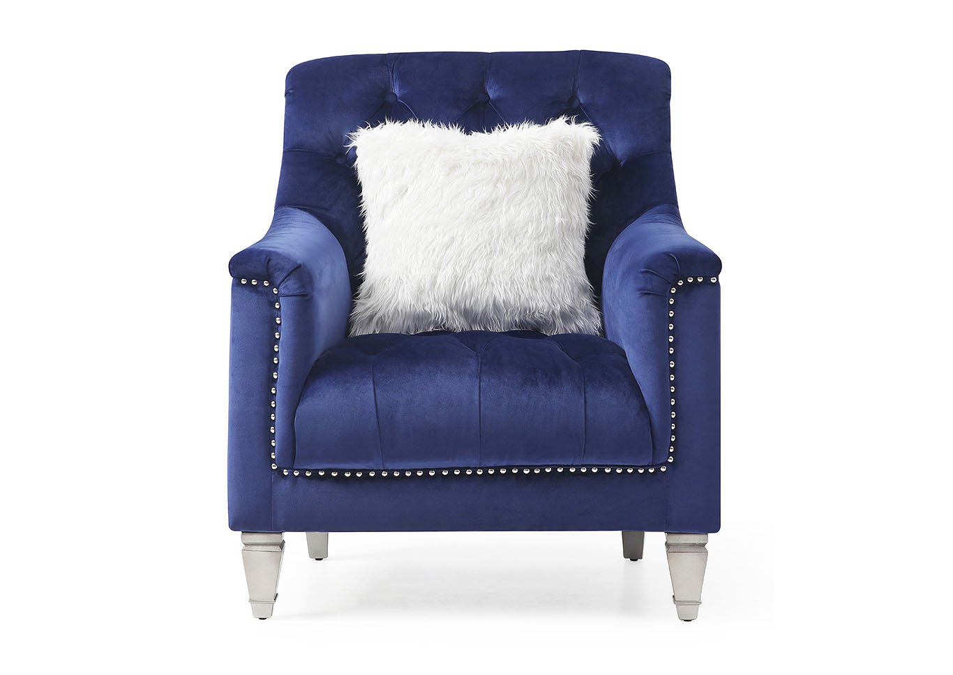 Dania Blue Chair,Glory Furniture