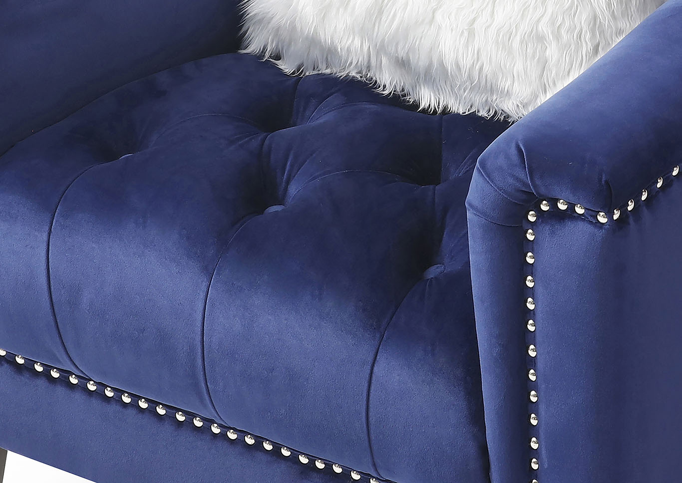 Dania Blue Chair,Glory Furniture