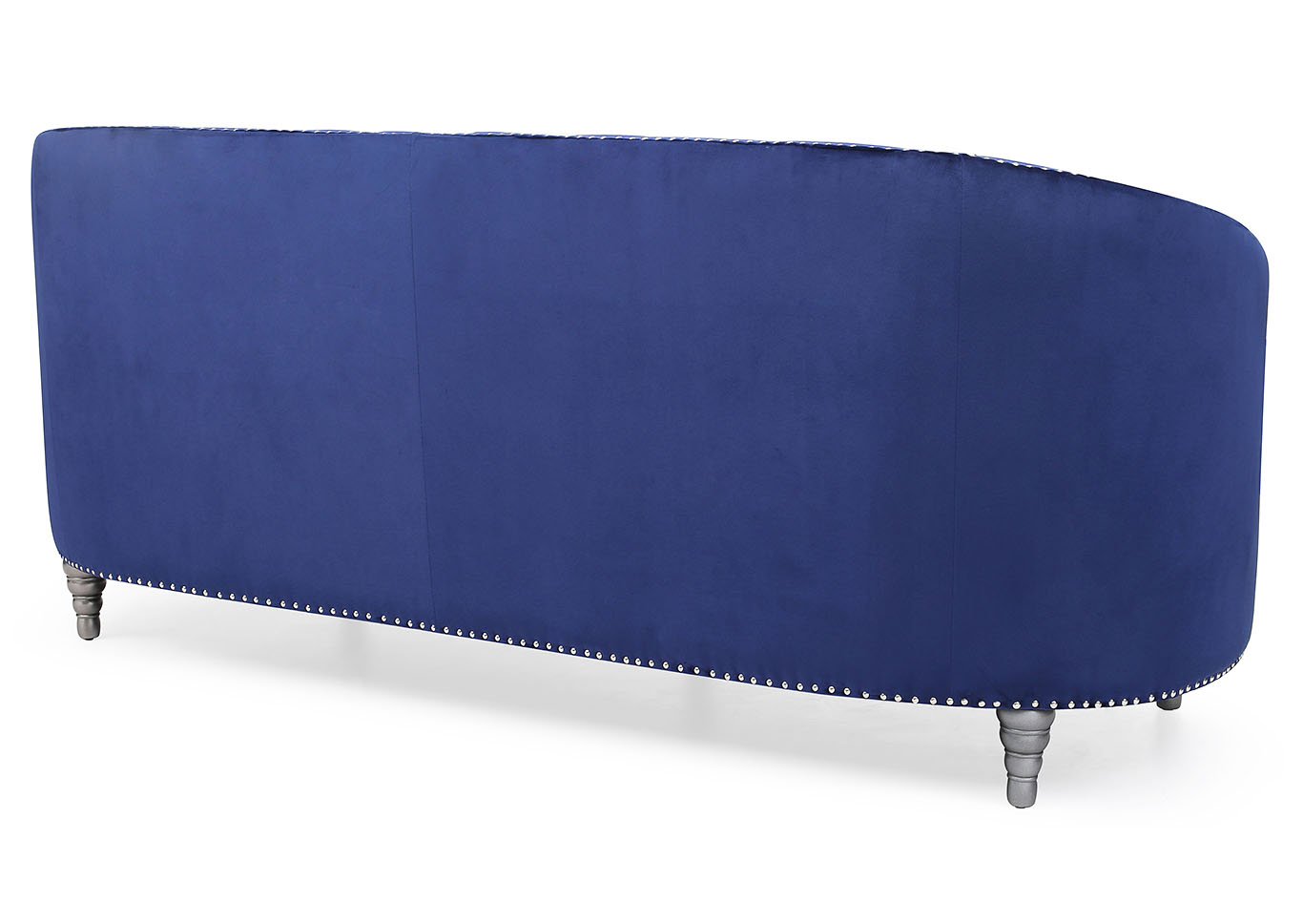 Dania Blue Stationary Sofa,Glory Furniture