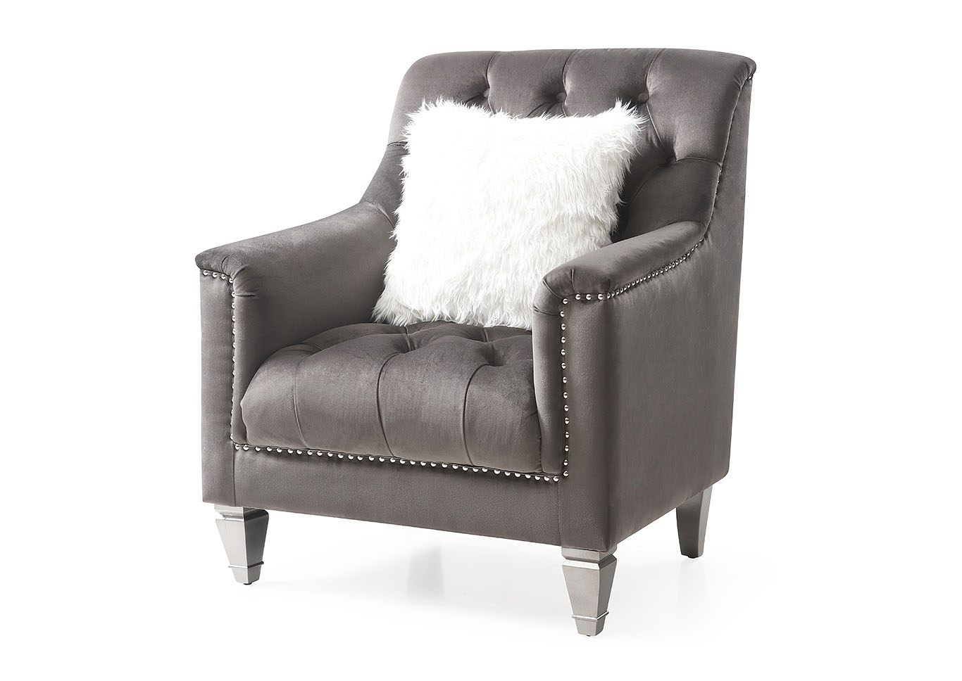 Dania Gray Chair,Glory Furniture