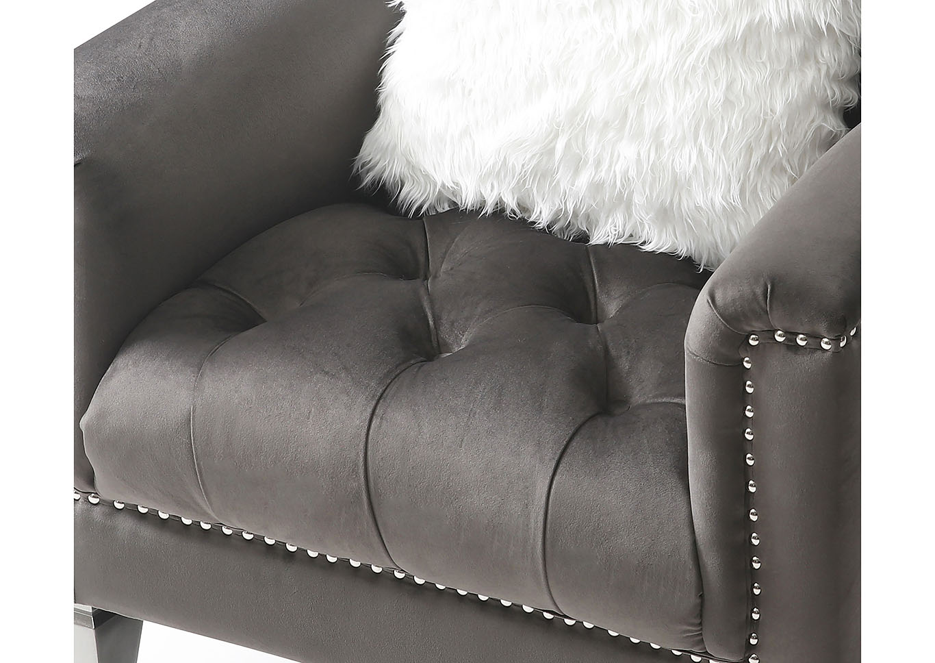 Dania Gray Chair,Glory Furniture