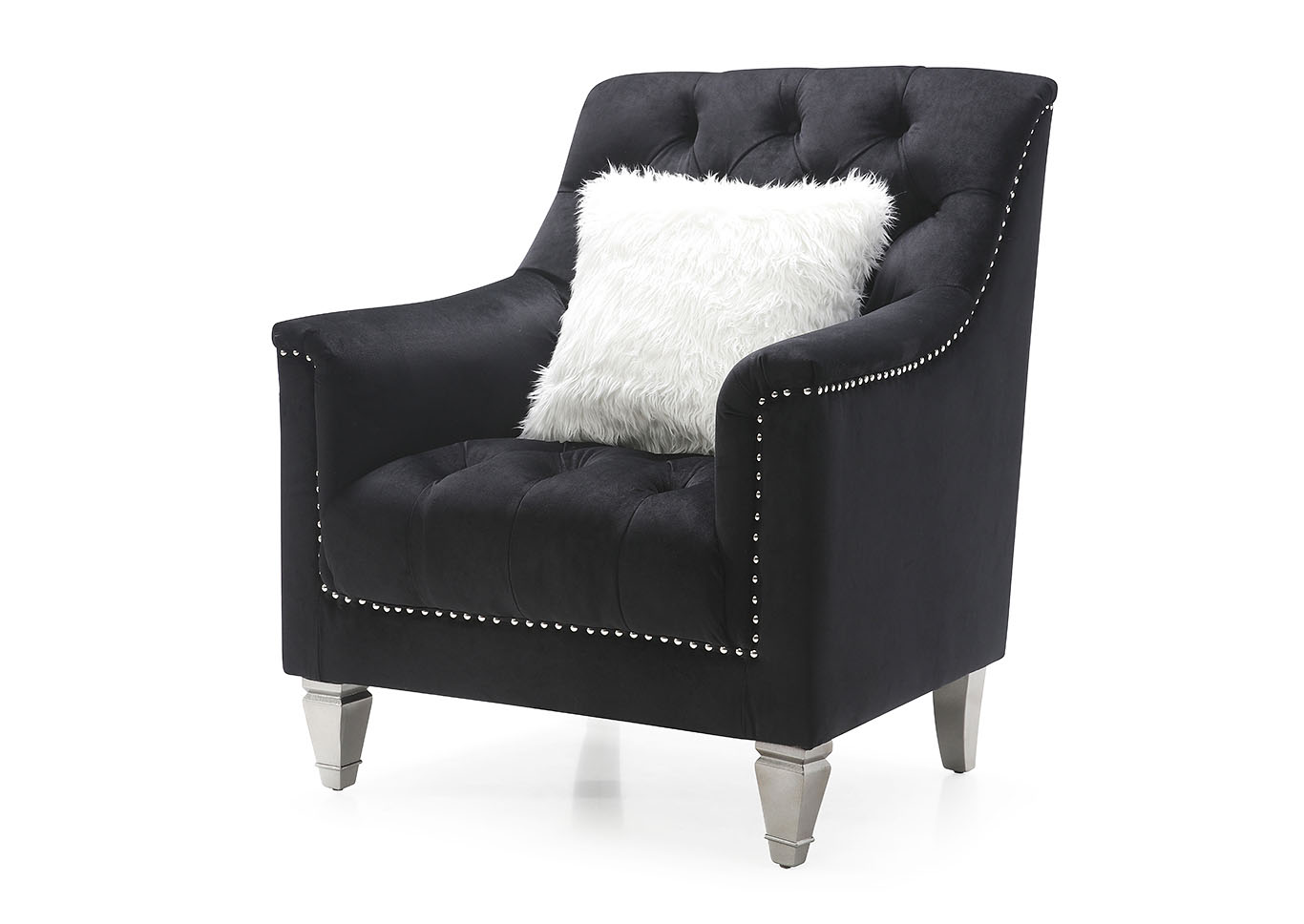 Dania Black Chair,Glory Furniture